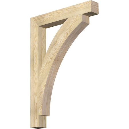 Thorton Block Rough Sawn Bracket, Douglas Fir, 4W X 28D X 40H